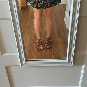 Italian Leather Gladiator Sandals 39/8.5